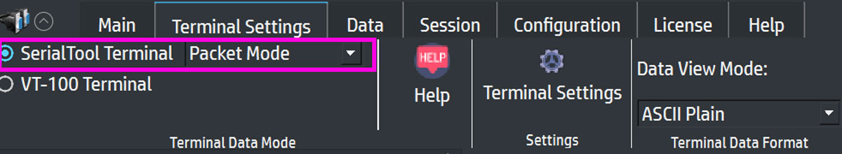 serial port terminal vt-100