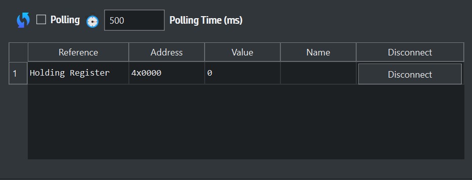 Modbus Master to Slave Polling Mask